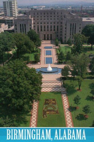 Linn Park Downtown Birmingham Alabama Jefferson County Courthouse Postcard Ebay