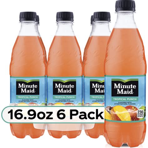 Minute Maid Tropical Punch Fruit Juice Drinks Fl Oz Pack