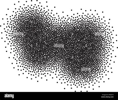 Spray On White Background Grunge Stipple Isolated Vector Gradient Noise Grainy Texture