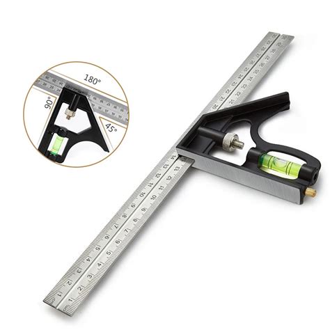 Ensemble D Outils De Mesure Pr Cis En Acier Inoxydable Aluminium Angle