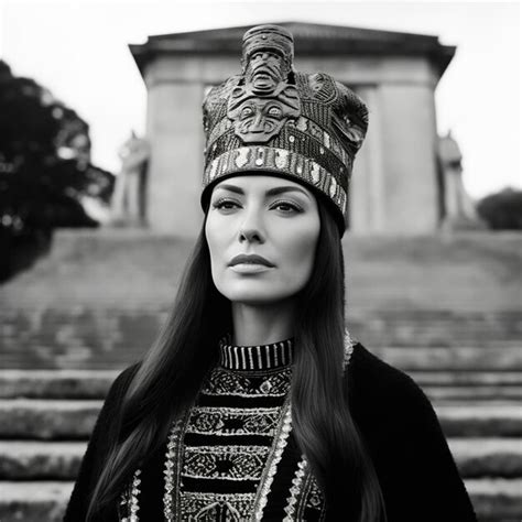 Premium Ai Image Aztec Queen From Cancun