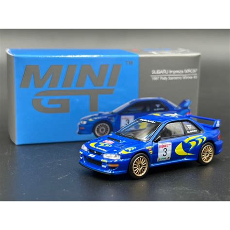 MINIGT Subaru Impreza WRC97 1997 Rally Sanremo Winner 3 Shopee Thailand