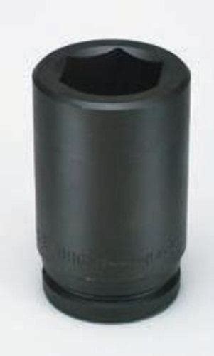 Wright Tools 1 1 2 Drive Metric 6 Point Deep Impact Socket