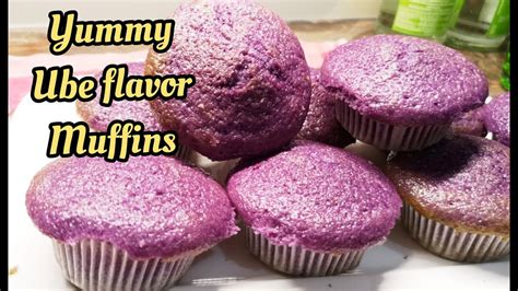 Yummy Ube Flavor Muffins Filipino Sweet Ube Delicacy Muffins Youtube