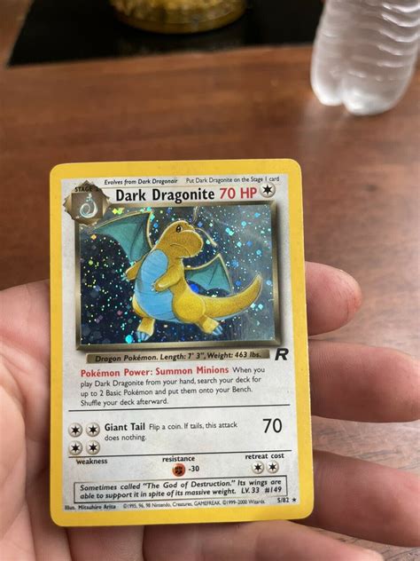 Holo Dark Dragonite Wotc Vintage Pokemon Card Lp Values Mavin