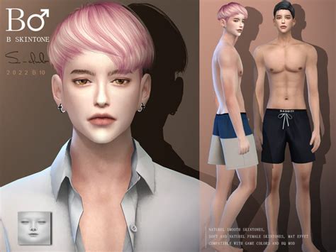 The Sims Resource Asian Male Overlay Skintone B1022