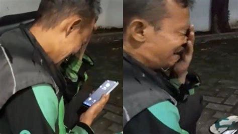 Pilu Driver Ojol Nangis Motor Dicuri Saat Salat Di Masjid Hanya