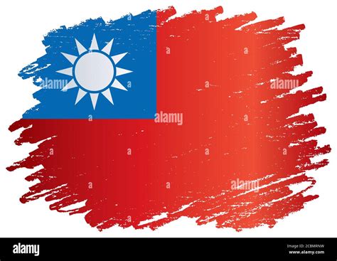 Flag Of The Republic Of China Taiwan Officially The Republic Of China