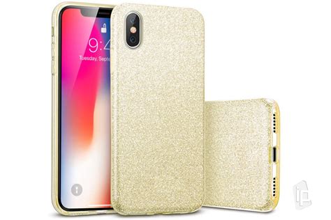 TPU Glitter Case zlatý Ochranný glitrovaný kryt obal pre Apple