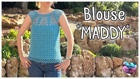 BLOUSE MADDY CROCHET DÉBUTANT Toutes tailles CROCHET FACILE