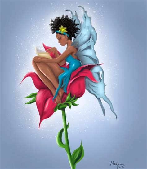 Fyblackwomenart Black Fairy Fairy Art Black Girl Magic Art