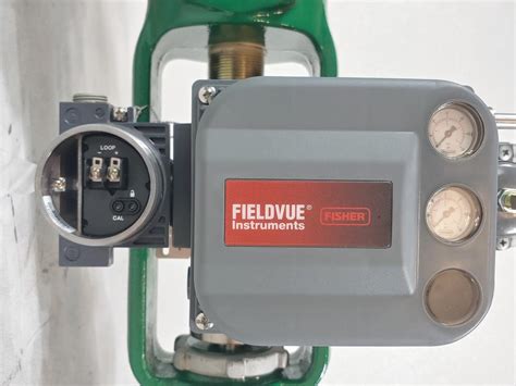 Fisher Actuated Control Valve Type W Fieldvue Positioner