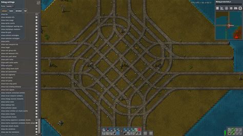 My 4x4 rail intersection : r/factorio