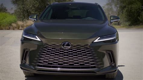 2023 Lexus RX 350h AWD Luxury Design Preview In Nori Green Pearl YouTube