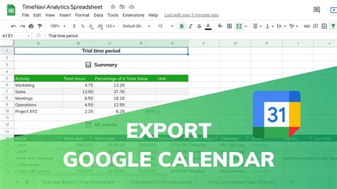 How To Export Google Calendar To Excel In 3 Clicks YouTube