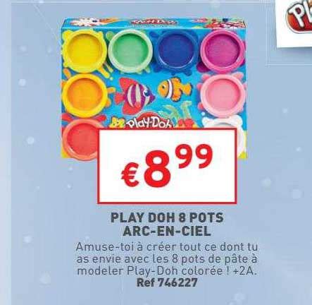 Promo Play Doh Pots Arc En Ciel Chez Trafic Icatalogue Fr