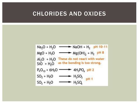 Ppt Chlorides And Oxides Powerpoint Presentation Free Download Id 2276707