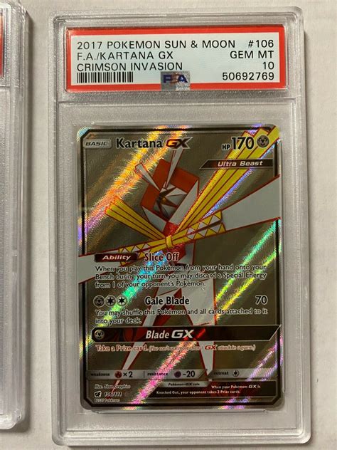 Pokemon Crimson Invasion Full Art Kartana Gx Values Mavin