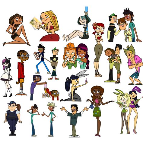 Total Drama Island Png Bundle Total Drama Island Characters Etsy