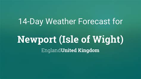 Newport (Isle of Wight), England, United Kingdom 14 day weather forecast