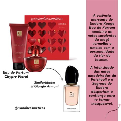 Kit Presente Eudora Rouge Mini Perfume Eau De Parfum Ml Creme