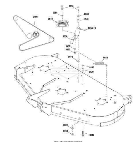 Simplicity Regent Mower Deck Diagram