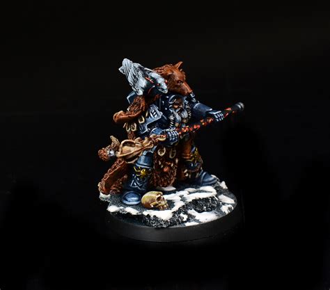 Warhammer K Space Wolves Njal Stormcaller M Painted Ebay