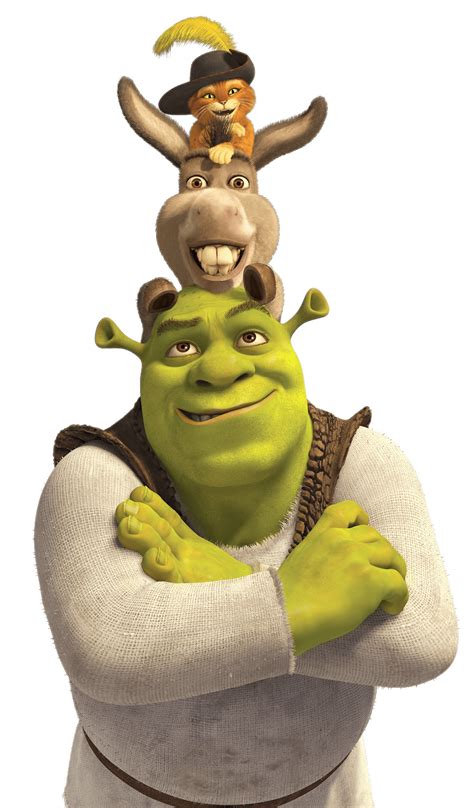 Shrek And Friends Transparent Png Stickpng