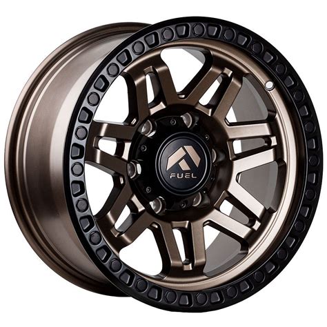 Llantas Aro 16X8 6X139 7 Et0 Fuel Matte Bronze Black 8853 Set 4