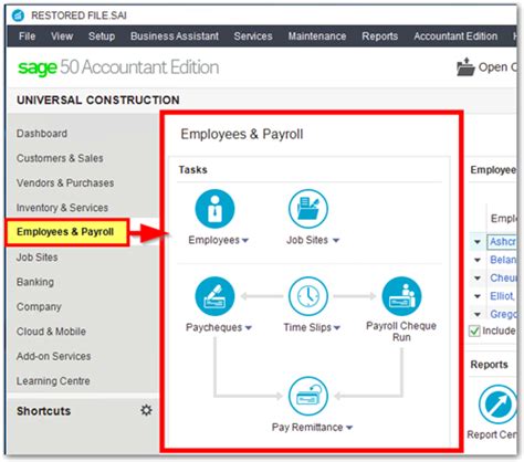 Learning About And Using Sage 50 CA S Payroll Module Sage 50 Canada