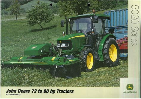 John Deere Tractor 5020 Series 5620 5720 5820 Brochure