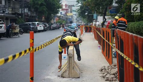 Foto Pemprov Dki Gelontorkan Rp M Untuk Revitalisasi Trotoar Cikini