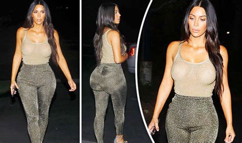 Kim Kardashian Suffers CAMEL TOE As She Goes BRALESS And Flaunts