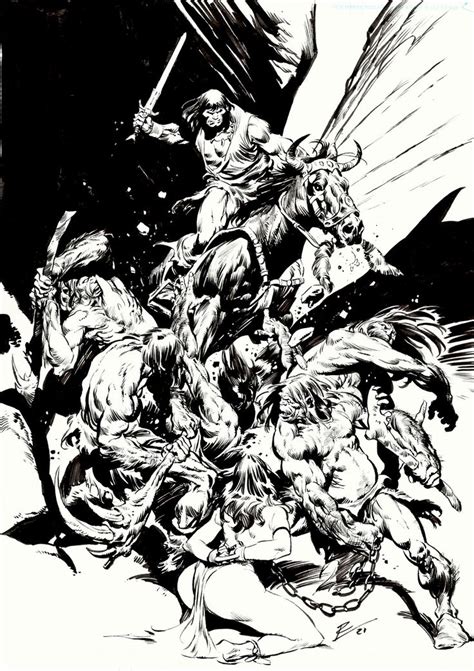 Rob De La Torre Conan Commission Comic Art In Scifi Fantasy