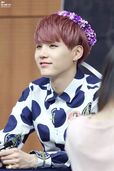 Suga Flower Crown 👑 Armys Amino