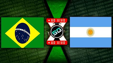 🛑 [pes 2021] SimulaÇÃo Brasil X Argentina Ao Vivo Simulado Gameplay Assista Agora Pes