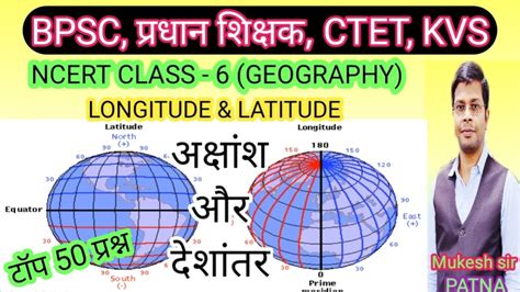 NCERT 6th CLASS GEOGRAPHY CHAPTER 2 अकषश और दशतर