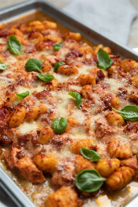 Sheet Pan Chicken And Gnocchi Sheet Pan Gnocchi Recipe