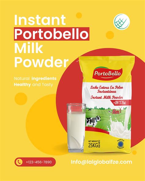 Lal Global Fze On Linkedin Portobello Instant Milk Powder Delivers Convenience Without