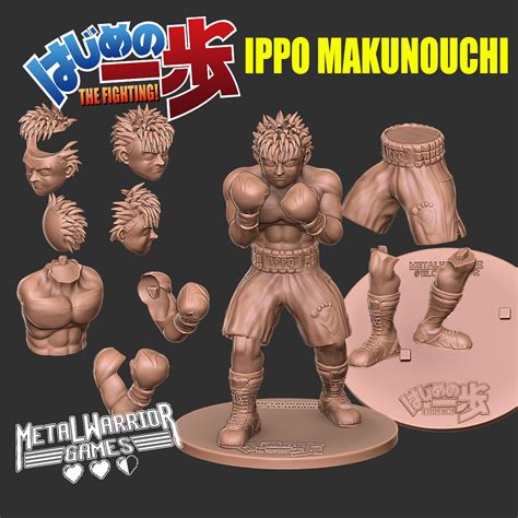 Файл STL IPPO MAKUNOUCHI Hajime No Ippo3D печатная модель для