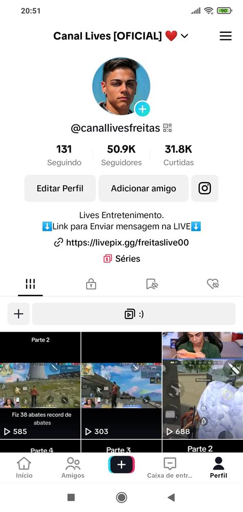 Conta Tiktok 50 8k De Seguidores Monetizada Alpha