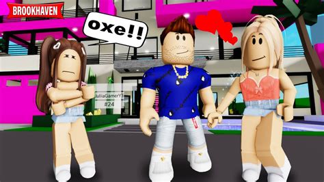 A Nova Namorada Do Papai Roblox Historinhas Brookhaven Rp Youtube