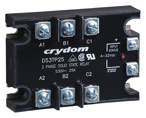 Crydom Pole Surface Mount Solid State Relay Max Output Amps W Heat