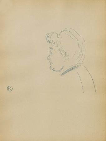 Dessins T Te De Femme De Profil Gauche Collectable Print Henri