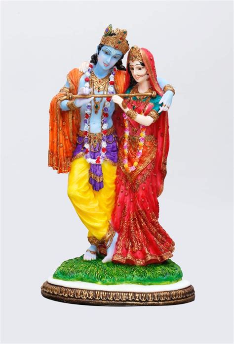 Buy Sri Krishna Culture Large Radha Krishna Idol Statue Showpiece