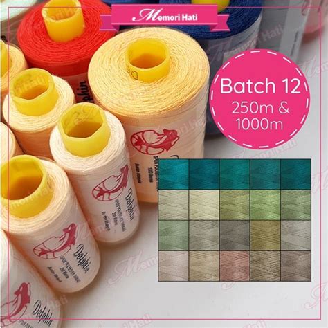 Pc M M Dolphin Sewing Threads Benang Jahit Biasa Batch