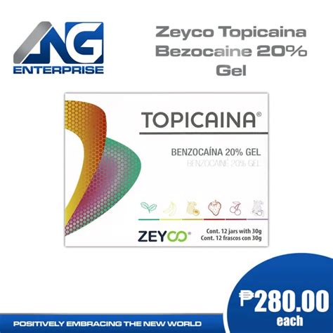 Zeyco Topicaina Bezocaine 20 Gel 30g Lazada Ph