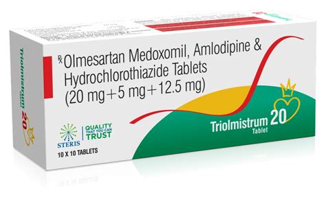 Olmesartan Mg Amlodipine Mg Hctz Mg Steris Healthcare