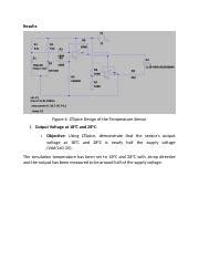 LTSpice Design: Temperature Sensor Output Voltage and LED | Course Hero