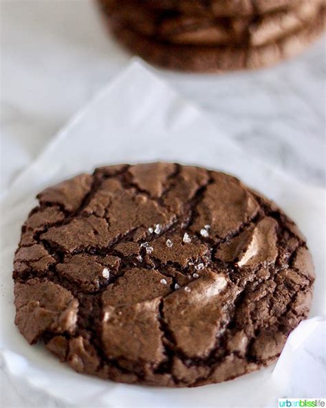 Chewy Chocolate Fudge Cookies Recipe Urban Bliss Life